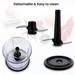 Agaro Elegant Electric Vegetable Chopper, Black-5