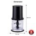 Agaro Elegant Electric Vegetable Chopper, Black-6