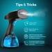 Agaro Signify 1500 Watts Handheld Garment Steamer, Green, Black & Blue-4 Agaro Signify 1500 Watts Handheld Garment Steamer, Green, Black & Blue-4