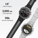Amazfit T-Rex 3 Outdoor Rugged Military 48 mm Smart Watch Built in GPS, 2000 Nits Brightness, 27 Days Battery Life, Offline Maps, 10 ATM, AI Coach, for iOS & Android (Onyx)-8