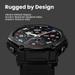 Amazfit T-Rex 3 Pro (Smartchoice) Outdoor Smart Watch 48 mm Sapphire AMOLED Display, Ti Bezel, Dual Band GPS, Offline Maps, 25 Days Battery, Built-in Flashlight, 10 ATM, 180+ Sport Mode, Android & iPhone, Black-2