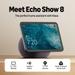 Amazon Echo Show 8 (Newest Model), Vibrant 22.09 cm (8.7 inch) HD Display with Spatial Audio & Alexa, New Sleek Design, Smart Home Controls, 2x bass Speaker, 13 MP Camera, Bluetooth (Graphite)-2
