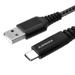 Ambrane 150 cm (1.5 m) Unbreakable 3 A Fast Charging Braided Type-C Cable (Black, BC-T-15)-2
