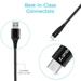 Ambrane 150 cm (1.5 m) Unbreakable 3 A Fast Charging Braided Type-C Cable (Black, BC-T-15)-3