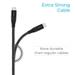 Ambrane 150 cm (1.5 m) Unbreakable 3 A Fast Charging Braided Type-C Cable (Black, BC-T-15)-5