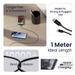 Ambrane ACM-R1A2 100 cm (1 m) Micro USB Cable, 2.4 A Boosted Speed, Ultra fast charging and data transfer, Tangle free & Convenient, Black-4 Ambrane ACM-R1A2 100 cm (1 m) Micro USB Cable, 2.4 A Boosted Speed, Ultra fast charging and data transfer, Tangle free & Convenient, Black-4