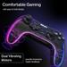 Ambrane OP-WLGC01 Wireless Gaming Controller, Black-2