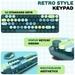 Ambrane KeyPop Wireless Keyboard & Mouse Combo, Mix Green-6