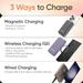 Ambrane AeroSync 10000 mAh MagSafe Power Bank 12, 22.5 W Wired Output, 15 W Wireless Charging, Strong Magnet, Dual Port USB & Type C, Multi-layer Chipset Protection, LED Indicator, Pocket Size, Cable Included, Black-7 Ambrane AeroSync 10000 mAh MagSafe Power Bank 12, 22.5 W Wired Output, 15 W Wireless Charging, Strong Magnet, Dual Port USB & Type C, Multi-layer Chipset Protection, LED Indicator, Pocket Size, Cable Included, Black-7