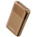Ambrane Powerlit Duo 30 20000 mAh 33 W Power Bank, Golden-1