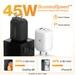 Ambrane Charge 45 Watt Wall Charger, White-4 Ambrane Charge 45 Watt Wall Charger, White-4