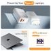 Ambrane 67 Watt GAN Charger, Dual Ports Type A & C, Boosted Speed, MacBook & Type C Laptop Charging,Quick Charge 3.0, Power Delivery Technology, White-4 Ambrane 67 Watt GAN Charger, Dual Ports Type A & C, Boosted Speed, MacBook & Type C Laptop Charging,Quick Charge 3.0, Power Delivery Technology, White-4
