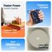 Ambrane AerosynQ Orbit 20000 mAh 35 W Qi2 MagSafe Power Bank, Titanium-2