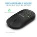 Amkette Hush Pro Spectra Rechargeable Wireless Mouse, Black-2 Amkette Hush Pro Spectra Rechargeable Wireless Mouse, Black-2