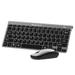 Amkette Wi-Key Mini Wireless Keyboard and Mouse Combo, Grey-1