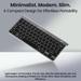 Amkette Wi-Key Mini Wireless Keyboard and Mouse Combo, Grey-2