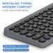 Amkette Optimus 4 in 1 Bluetooth Wireless Keyboard, Grey-6