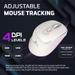 Amkette Hush Pro Epic Rechargeable Bluetooth Wireless Mouse, White-4