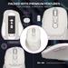Amkette Hush Pro Epic Rechargeable Bluetooth Wireless Mouse, White-6 Amkette Hush Pro Epic Rechargeable Bluetooth Wireless Mouse, White-6