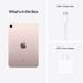 Apple iPad Mini 6 2021 21.08 cm (8.3 inch) Wi-Fi Tablet, 256 GB, Pink, MLWR3HN/A-8 Apple iPad Mini 6 2021 21.08 cm (8.3 inch) Wi-Fi Tablet, 256 GB, Pink, MLWR3HN/A-8