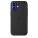 iPhone 16 Silicone Mobile Case with MagSafe, Black-1