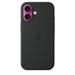 iPhone 16 Silicone Mobile Case with MagSafe, Black-3