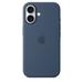 iPhone 16 Silicone Mobile Case with MagSafe, Denim-4