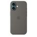 iPhone 16 Silicone Mobile Case with MagSafe, Stone Gray-2