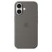 iPhone 16 Silicone Mobile Case with MagSafe, Stone Gray-4