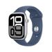 Apple Watch Series 10 GPS + Cellular 46 mm Silver Aluminium Case with Denim Sport Band - S/M-1 Apple Watch Series 10 GPS + Cellular 46 mm Silver Aluminium Case with Denim Sport Band - S/M-1