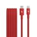 Apple Beats USB-C to Lightning Woven Charging Cable 150 cm (1.5 m), Rapid Red-1
