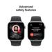 Apple Watch Series 11 GPS 42 mm Space Grey Aluminium Case with Black Sport Band - S/M-6