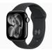 Apple Watch Series 11 GPS + Cellular 42 mm Jet Black Aluminium Case with Black Sport Band - S/M-1