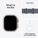 Apple Watch Ultra 3 GPS + Cellular 49 mm Natural Titanium Case with Anchor Blue Ocean Band-8 Apple Watch Ultra 3 GPS + Cellular 49 mm Natural Titanium Case with Anchor Blue Ocean Band-8