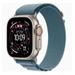 Apple Watch Ultra 3 GPS + Cellular 49 mm Natural Titanium Case with Light Blue Alpine Loop - Medium-1