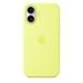 Apple iPhone 17 Silicone Mobile Case with MagSafe, Neon Yellow-1