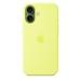 Apple iPhone 17 Silicone Mobile Case with MagSafe, Neon Yellow-3