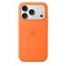Apple iPhone 17 Pro Silicone MagSafe Mobile Case, Orange-2