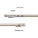 Apple MDVE4HN/A MacBook Air (Apple M5 Chip/16 GB/1 TB SSD/macOS/Liquid Retina), 38.91 cm (15.3 inch), Starlight-7 Apple MDVE4HN/A MacBook Air (Apple M5 Chip/16 GB/1 TB SSD/macOS/Liquid Retina), 38.91 cm (15.3 inch), Starlight-7