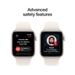 Apple Watch SE 3 GPS + Cellular 40 mm Starlight Aluminium Case with Sand Sport Band - S/M-7