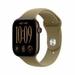 Apple Watch Series 12 GPS 46 mm Dark Bronze Aluminium Case with Olive Sport Band - M/L-1