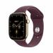 Apple Watch Series 12 GPS + Cellular 46 mm Radiant Gold Titanium Case with Burgundy Sport Band - M/L-1
