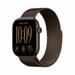 Apple Watch Series 12 GPS + Cellular 46 mm Dark Bronze Aluminium Case with Dark Bronze Milanese Loop - S/M-1 Apple Watch Series 12 GPS + Cellular 46 mm Dark Bronze Aluminium Case with Dark Bronze Milanese Loop - S/M-1