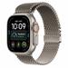Apple Watch Ultra 4 GPS + Cellular 49 mm Natural Titanium Case with Natural Titanium Milanese Loop - Samll-1