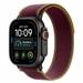 Apple Watch Ultra 4 GPS + Cellular 49 mm Black Titanium Case with Burgundy Trail Loop - M/L-1