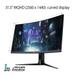 Asus XG32VC 80.01 cm (31.5 inch) with VA Panel Technology, 2560 x 1440 Resolution, Refresh Rate 170Hz, Response Time 1 ms, Black Monitor-2