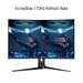 Asus XG32VC 80.01 cm (31.5 inch) with VA Panel Technology, 2560 x 1440 Resolution, Refresh Rate 170Hz, Response Time 1 ms, Black Monitor-3