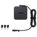 Asus U65W-01 Mini Multi-Tips Laptop Adapter with 65 Watt Output Power, Black-1