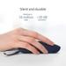 Asus Marshmallow MD100 Wireless Mouse, Quiet Blue, (Solar Blue cover also included)-2 Asus Marshmallow MD100 Wireless Mouse, Quiet Blue, (Solar Blue cover also included)-2