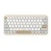 Asus Marshmallow Wireless Keyboard, KW100, Oat Milk-1